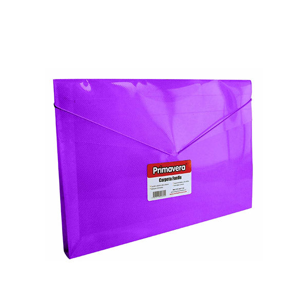 Carpeta plastica carta fuelle morado