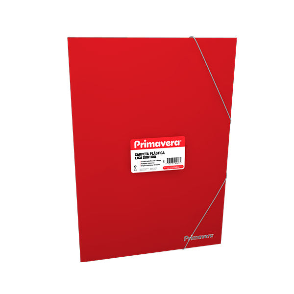 Carpeta plastica carta liga rojo