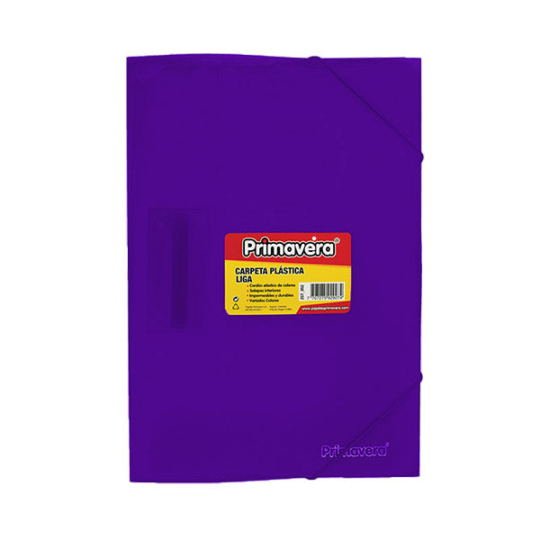 Carpeta plastica carta liga morado