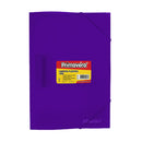Carpeta plastica carta liga morado