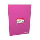 Carpeta plastica carta liga fucsia