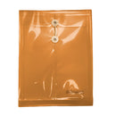 Sobre plástico carta vertical hilo naranja