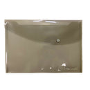 Sobre plástico carta horizontal botón negro