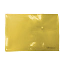 Sobre plástico carta horizontal botón amarillo