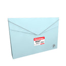 Carpeta plastica carta fuelle pastel azul