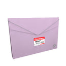 Carpeta plastica carta fuelle pastel lila