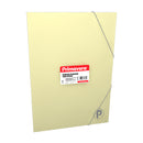 Carpeta plastica carta liga pastel amarillo