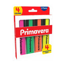 Resaltador neón 4 unidades Primavera