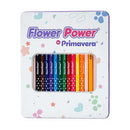 Colores Flower Power caja metálica 13 unidades Primavera
