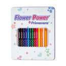 Colores Flower Power caja metálica 24 unidades Primavera