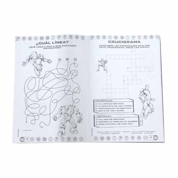 Libro actividades Marvel