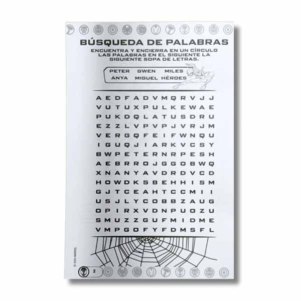 Libro actividades Marvel