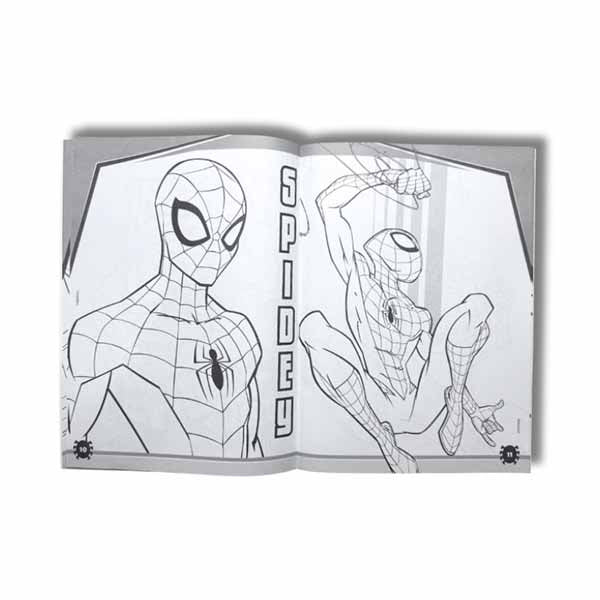 Libro colorear Spiderman