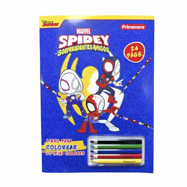 Libro colorear Spiderman