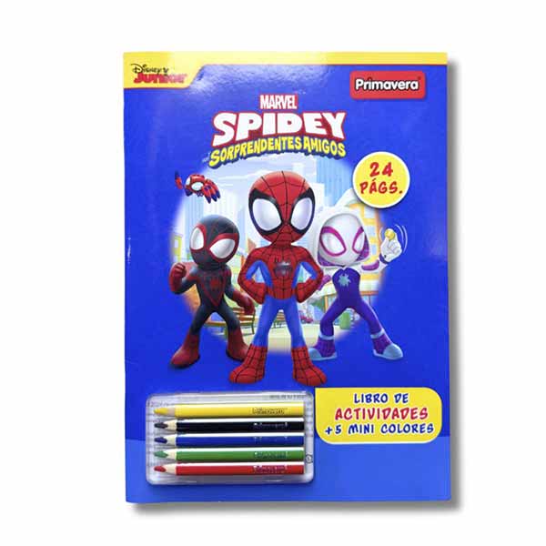 Libro actividades Spiderman