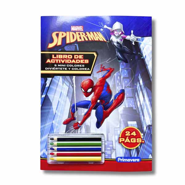 Libro actividades Spiderman