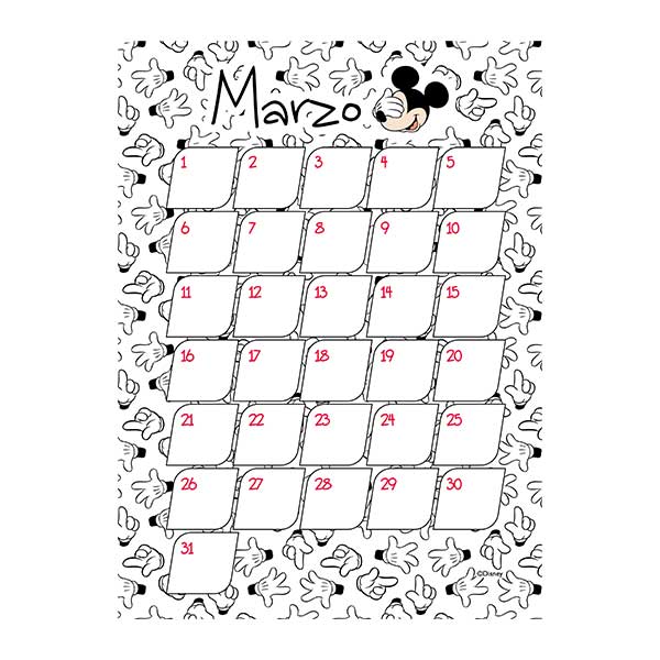 Agenda planeador permanente Mickey Promavera