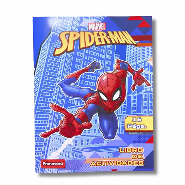 Libro actividades Spiderman