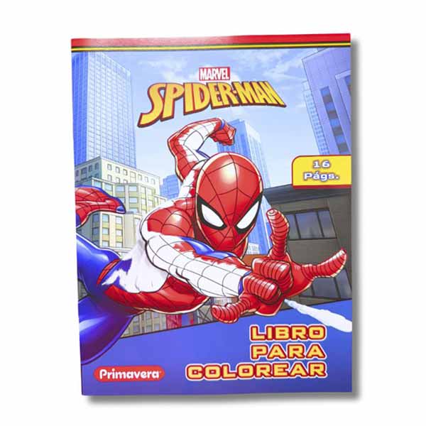 Libro colorear Spiderman