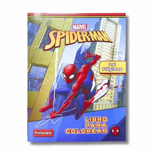 Libro colorear Spiderman