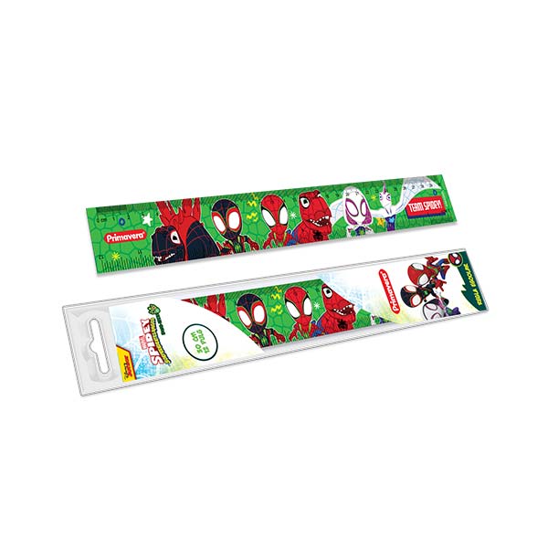 Regla 30cm personajes Spiderman