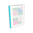 Cuaderno cosido 50 hojas flower power