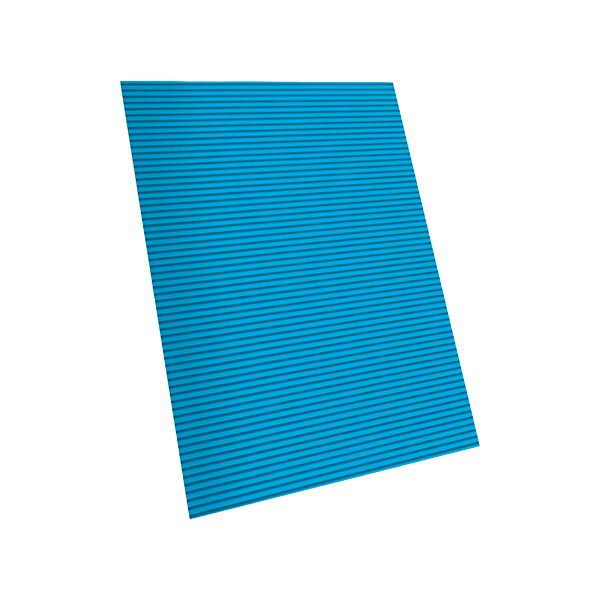 Cartón corrugado 50x70 azul Primavera.