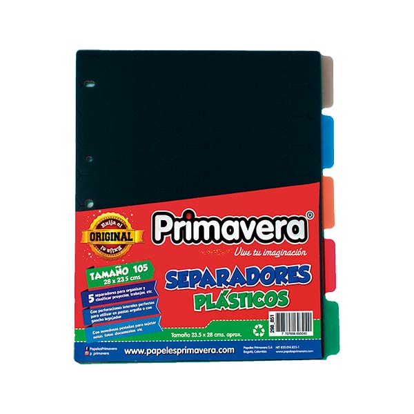 Separador plástico 5 unidades HombreE 298_051 Prim