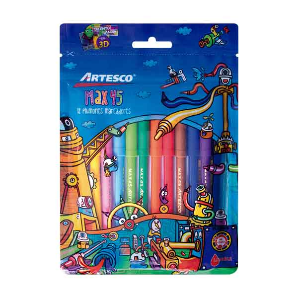 Marcador Escolar 12u Artesto.