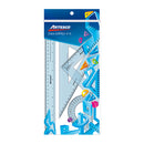 Juego de geometría 4 piezas 30 centímetros Artesco