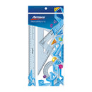 Juego de geometría 4 piezas 30 centímetros Artesco