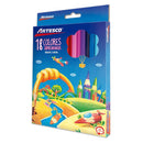 Lápices de color triangulares 24 unidades Artesco.