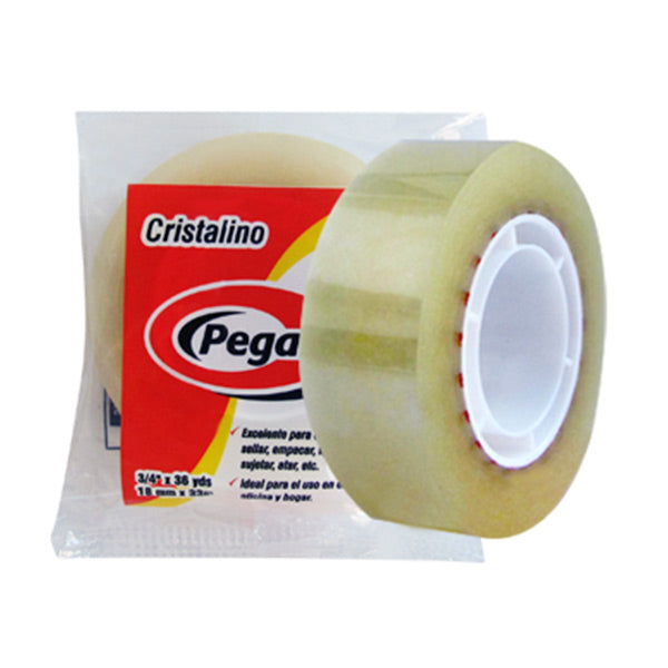 Cinta Cristal 3/4x36 yardas.