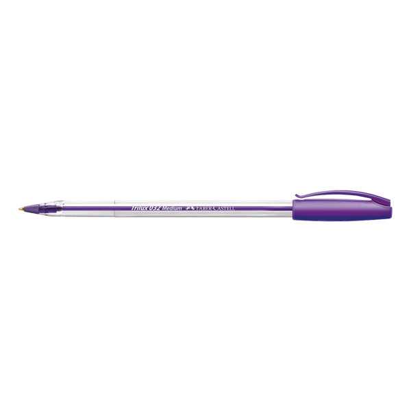 Bolígrafo 032 Morado mediano.