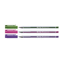 Boligrafo fino redondo verde