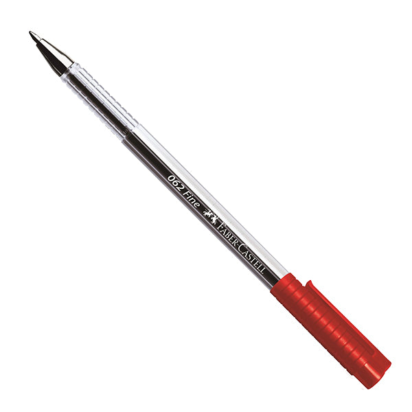 Bolígrafo 062 rojo fino.