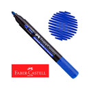 Faber Castell Marcador permanente azul