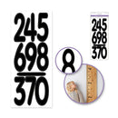 Stickers números negros
