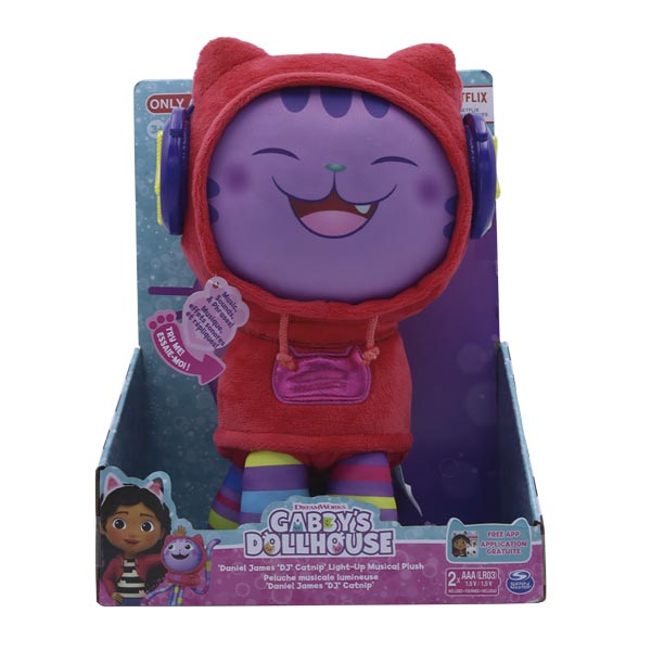 Peluche musical dj catnip