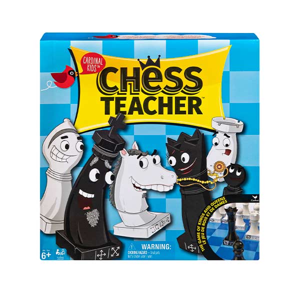 Juego de mesa ajedrez cardinal kids