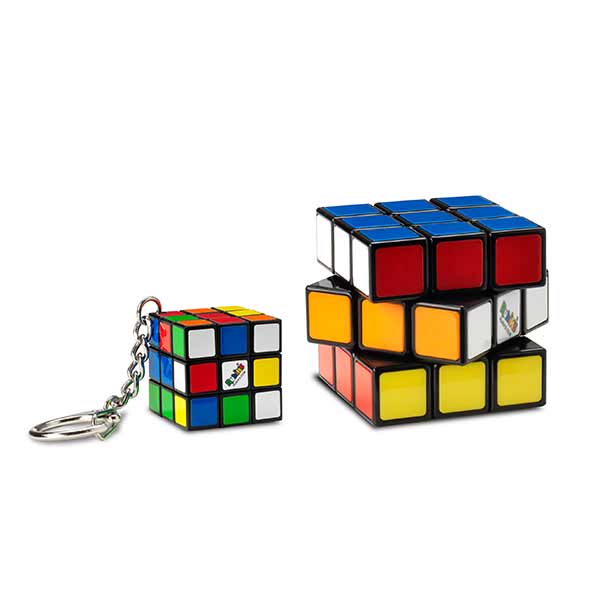 Set cubo Rubiks y llavero