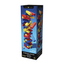 Juego de mesa torre de equilibrio arco íris