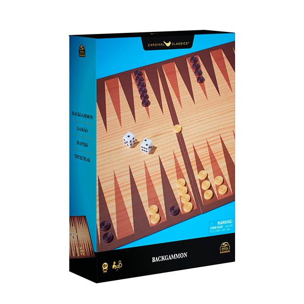 Juego de mesa backgammon clásicos