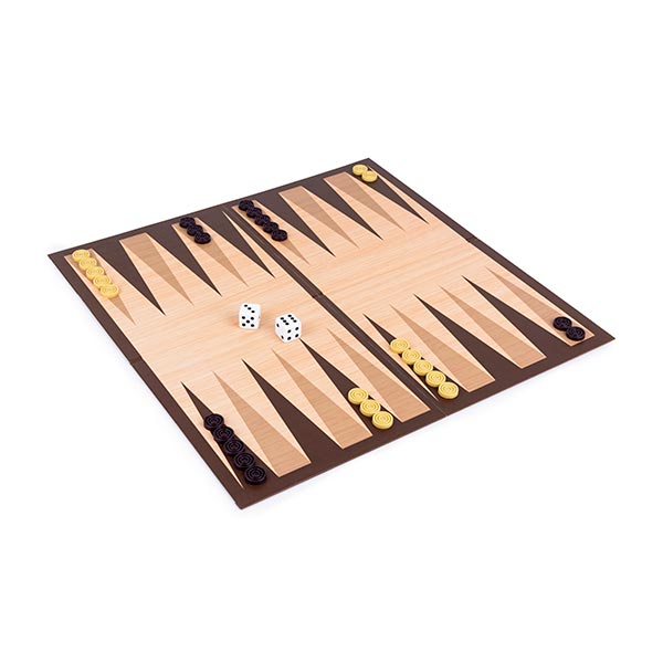 Juego de mesa backgammon clásicos