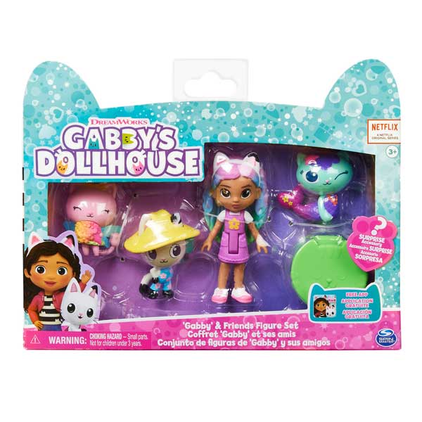 Set figuras de 4 piezas Gabby´s Dollhouse