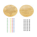 Juego de mesa damas chinas y solitario