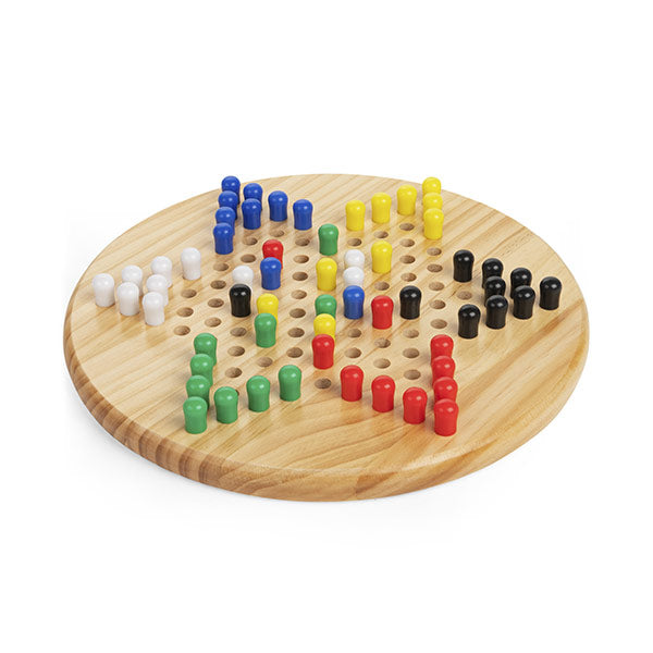 Juego de mesa damas chinas y solitario