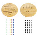 Juego de mesa damas chinas y solitario