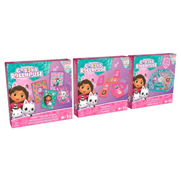 Juego de mesa 3 pack Gabby´s Dollhouse