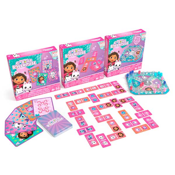 Juego de mesa 3 pack Gabby´s Dollhouse